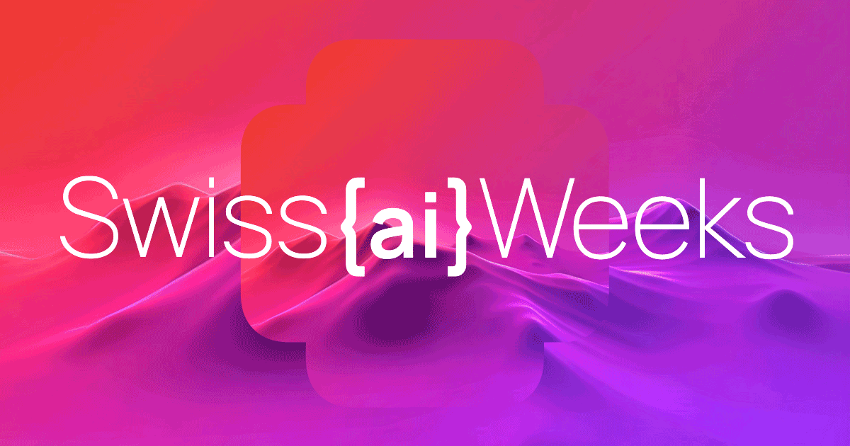 Swiss {ai} Weeks Logo